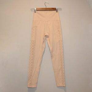 Aerie Tan/Cream High Waisted Leggings